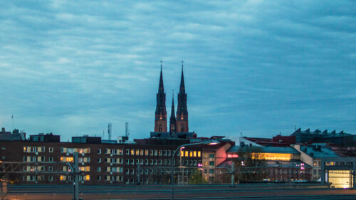 Uppsala kvällshimmel